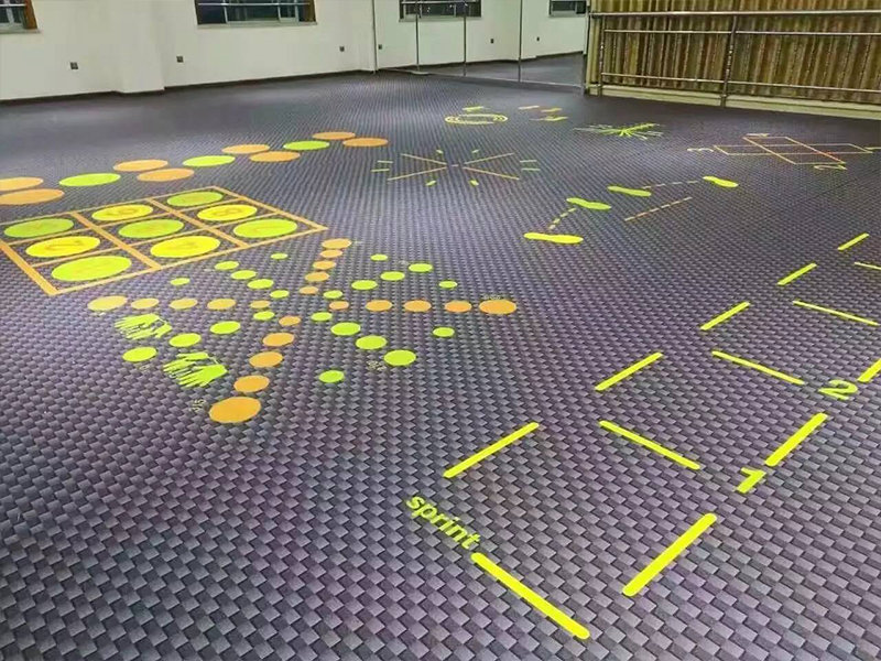 定制圖案橡膠地坪